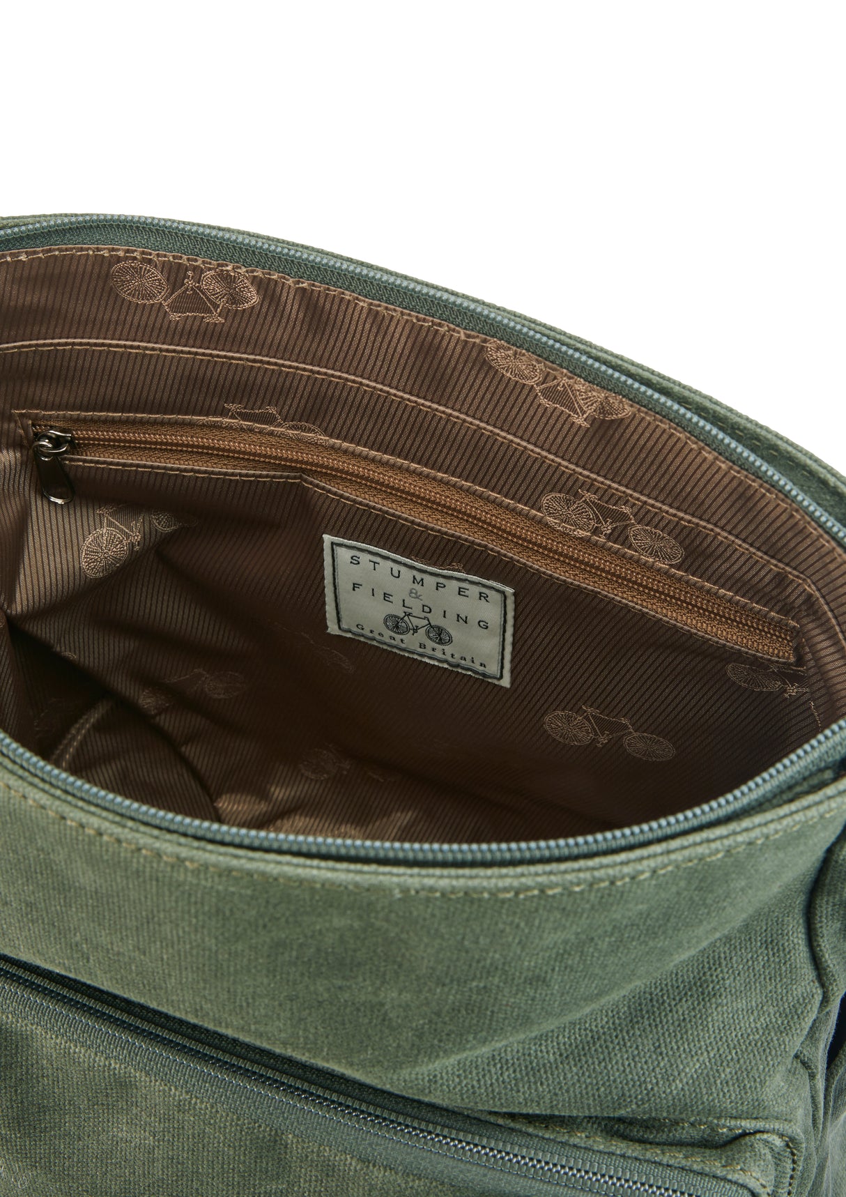 Green Cotton Field Bag - The Loxley