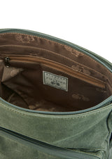 Green Cotton Field Bag - The Loxley