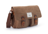 Brown Cotton Field Bag - The Cranbourne