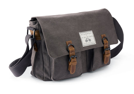 Grey Cotton Field Bag - The Cranbourne