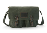 Green Cotton Field Bag - The Cranbourne