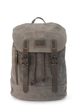 Wax Cotton Rucksack -The Fleet- Grey