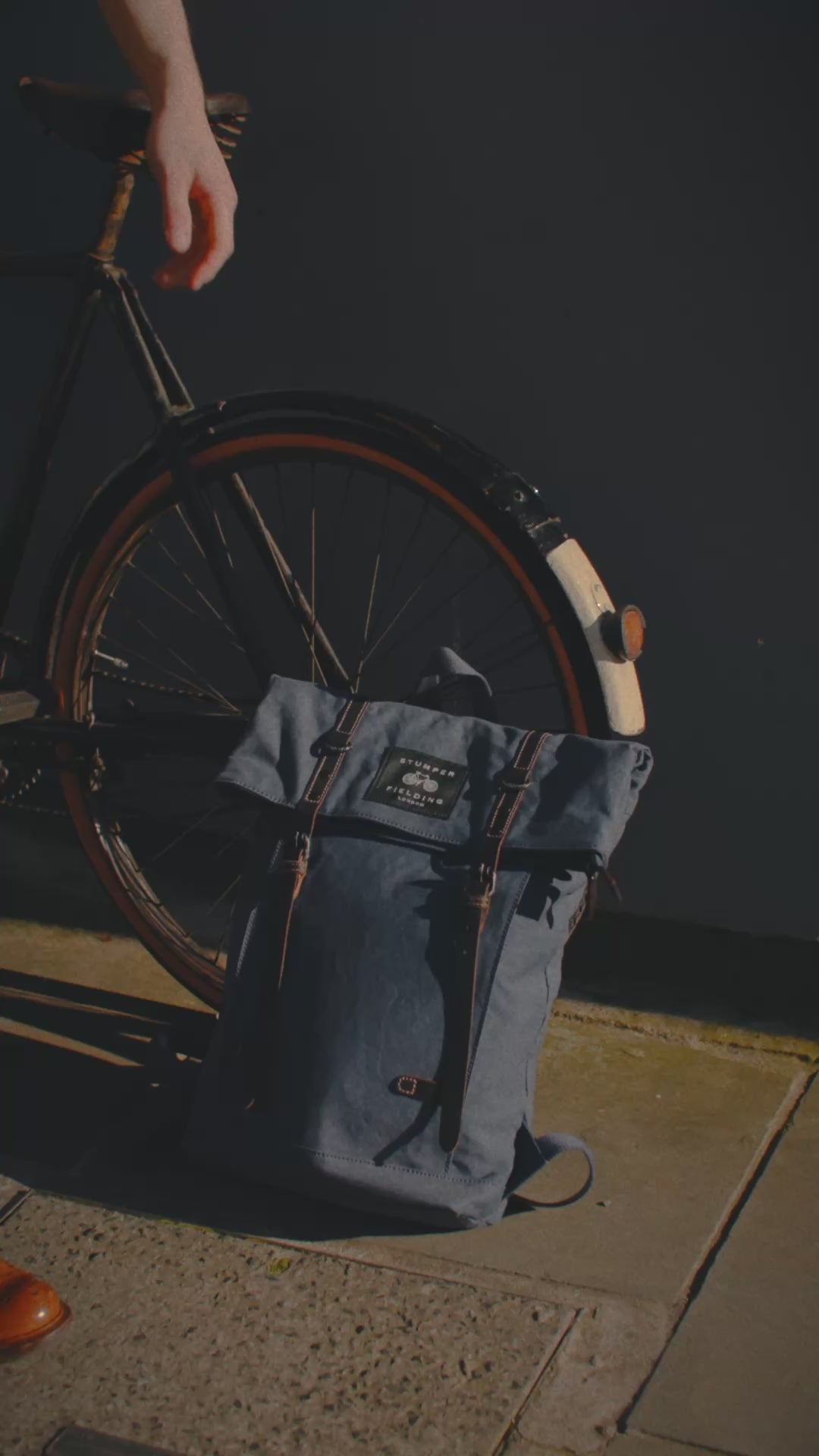 The Borden Black Label in Azure – 15" Laptop Backpack