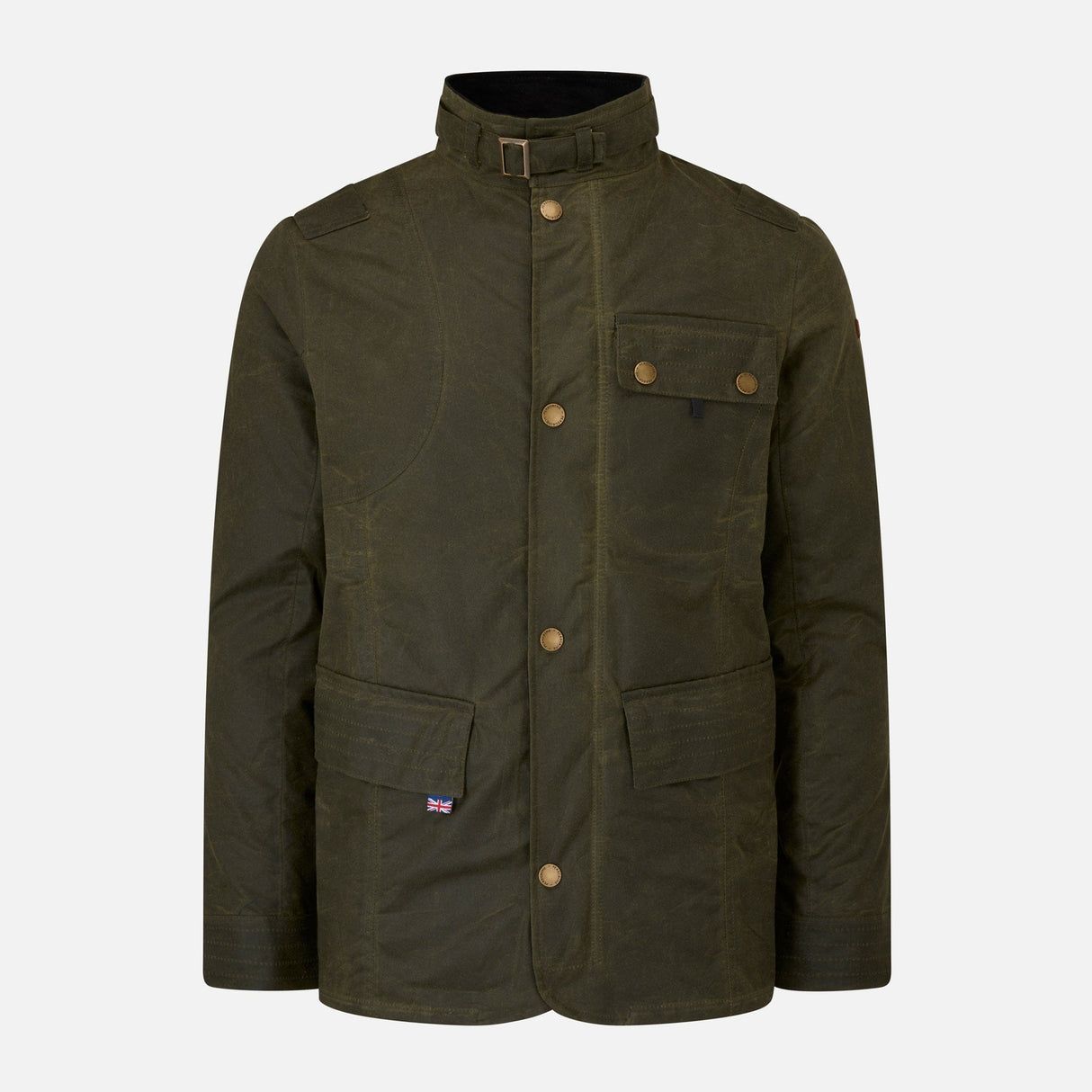 Bexley Waxed Cotton Jacket in Olive Green