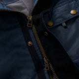 Bexley Waxed Cotton Jacket in Indigo Blue