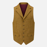 Mustard Tweed Waistcoat - The Walham