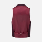 Claret Tweed Waistcoat - The Walham