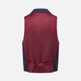 Plum Tweed Waistcoat - The Walham