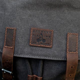 Wax Cotton Rucksack -The Fleet- Grey