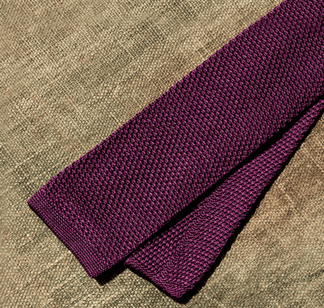 Purple Silk Tie- Stumper and Fielding