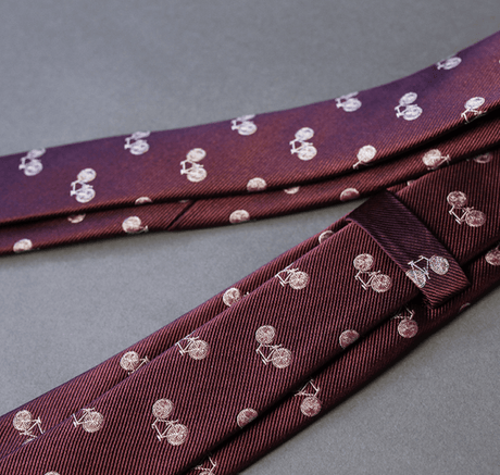 Light Burgundy Bicycle Tie