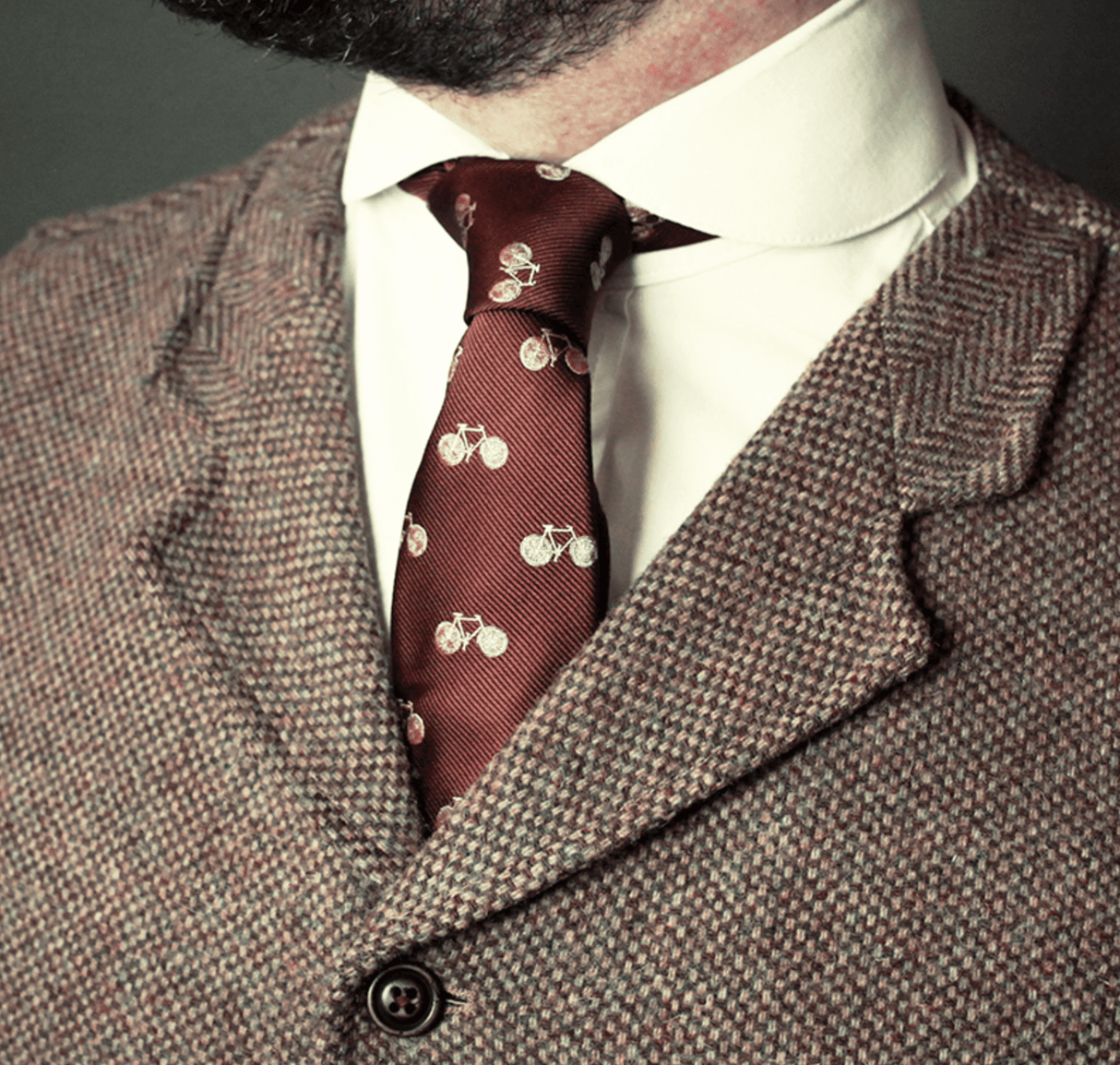 Light Burgundy Bicycle Tie