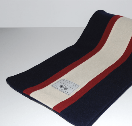 'The Bramley' -Pure Wool Collegiate scarf