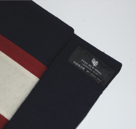 Pure Wool Collegiate Scarf - The Bramley