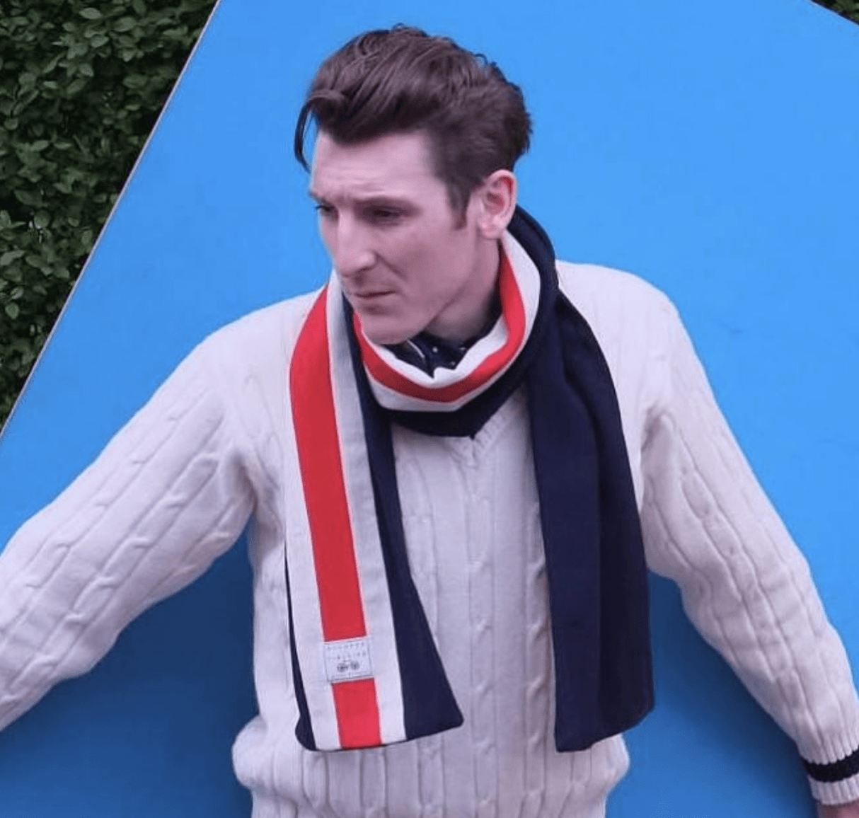 Pure Wool Collegiate Scarf - Union Jack