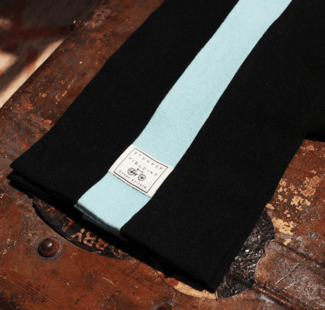 The Stanbury- Blue and Black Scarf