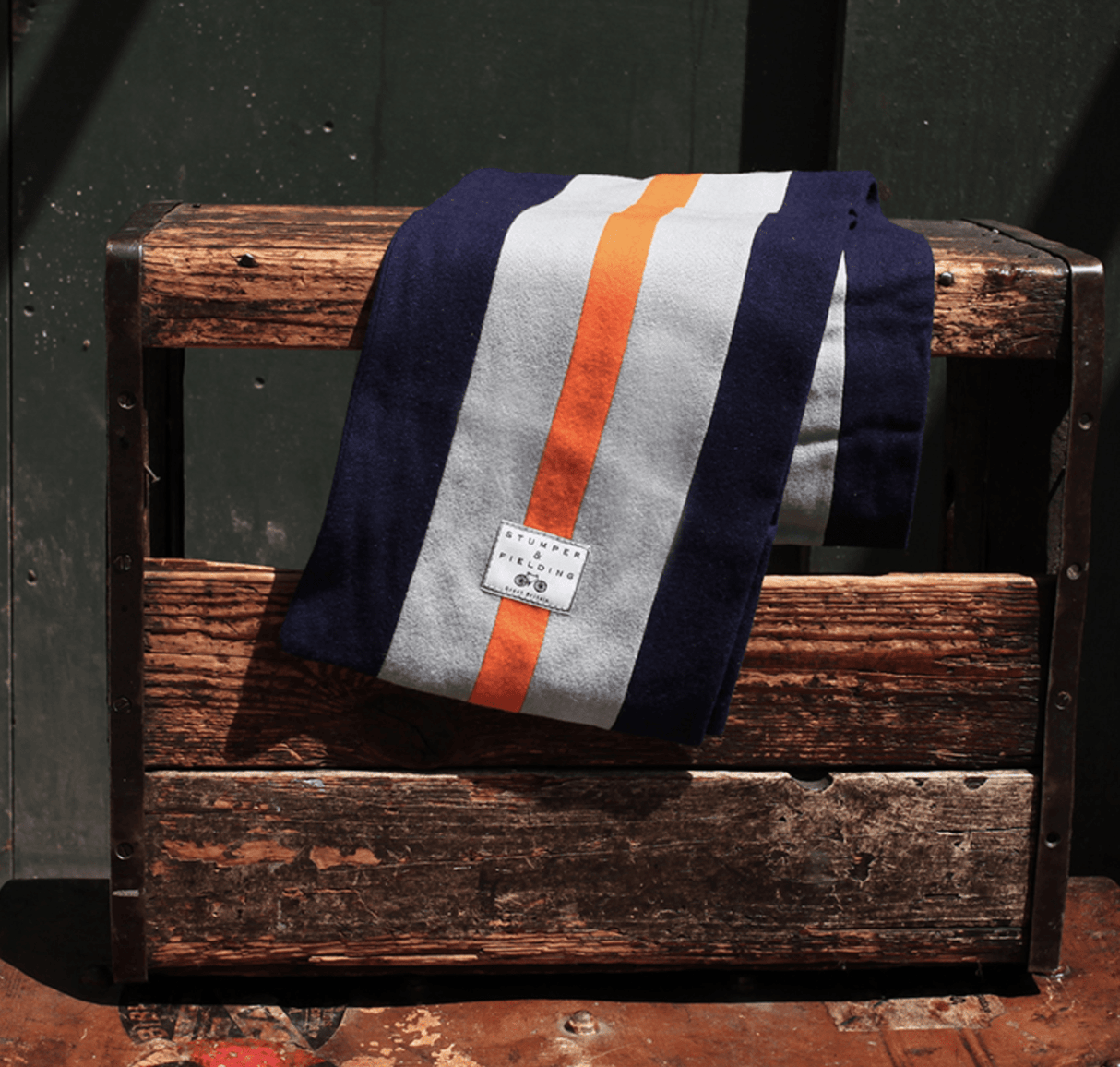 Pure Wool Collegiate Scarf - The Hucklow