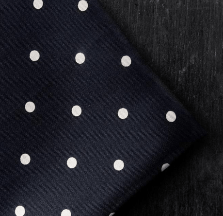 Polkadot Silk Pocket Square