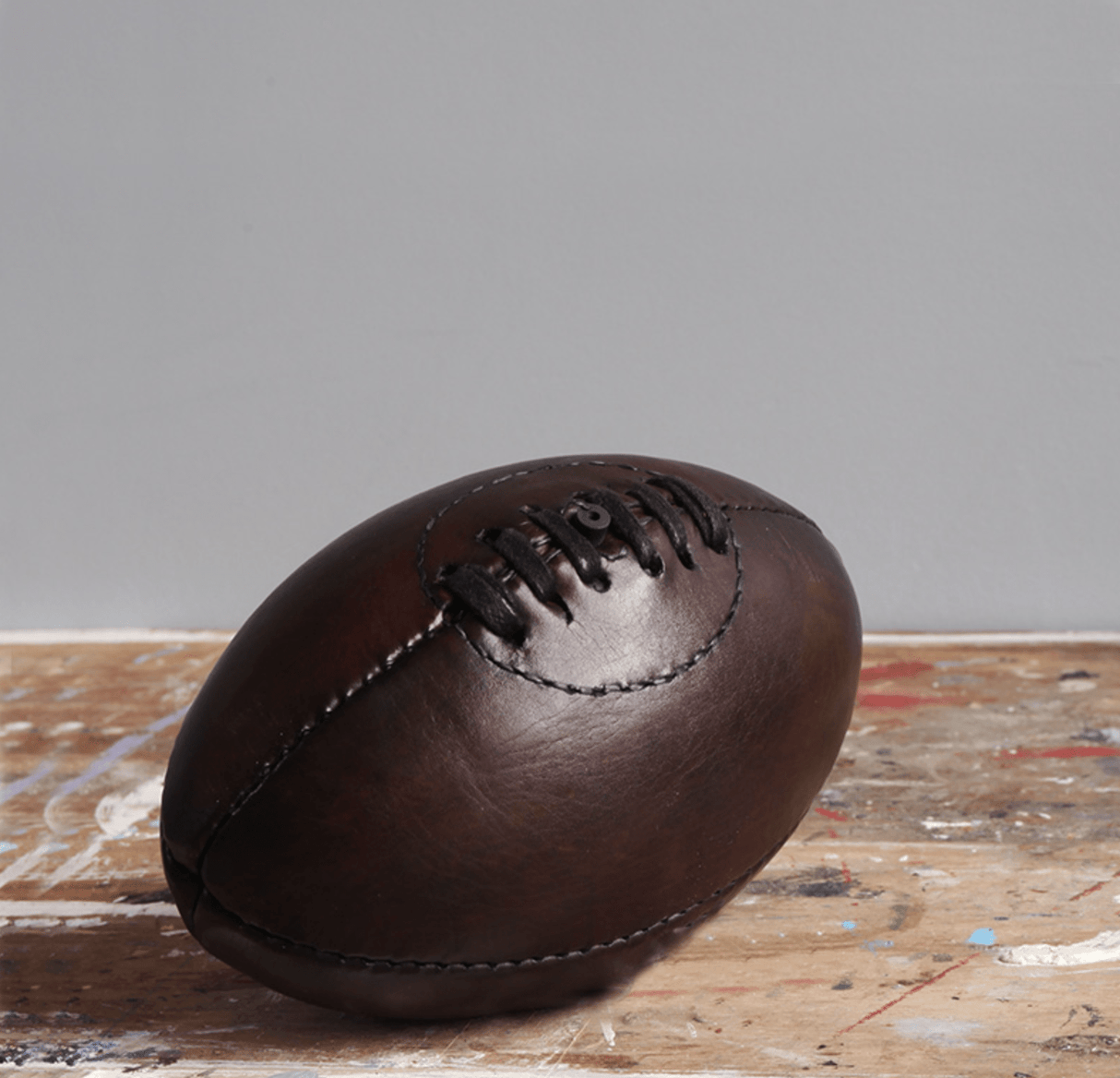 Mini Leather Rugby Ball