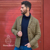 Mens Quilted Harris Tweed Jacket